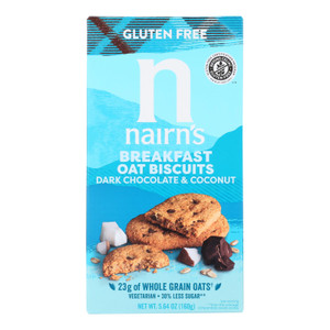 Nairn's - Biscuits Chocolate & Coconut - Case Of 6-5.64 Oz Nairn's - Biscuits Chocolate & Coconut - Case Of 6-5.64 Oz