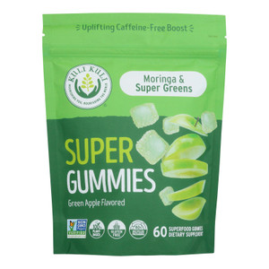 Kuli Kuli - Spr Gmmy Moringa Spr Green - 1 Each-60 Ct Kuli Kuli - Spr Gmmy Moringa Spr Green - 1 Each-60 Ct
