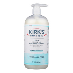Kirk's Natural - 3-in-1 Cleanser Frag Free - 1 Each-32 Fz Kirk's Natural - 3-in-1 Cleanser Frag Free - 1 Each-32 Fz