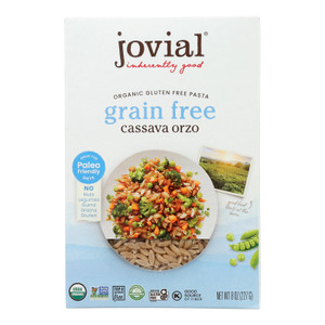 Jovial - Pasta Organic Cassava Orzo - Case Of 12-8 Oz Jovial - Pasta Organic Cassava Orzo - Case Of 12-8 Oz