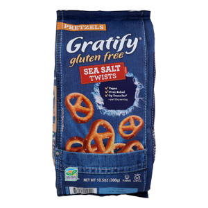 Gratify Pretzels - Case Of 6 - 10.5 Oz Gratify Pretzels - Case Of 6 - 10.5 Oz
