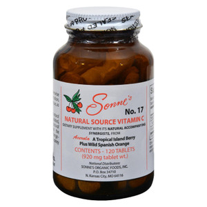 Sonne's Natural Source Vitamin C No 17 - 120 Tablets Sonne's Natural Source Vitamin C No 17 - 120 Tablets