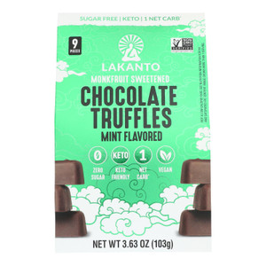 Lakanto - Truffles Keto Mint Chocolate - Case Of 10-3.63 Oz Lakanto - Truffles Keto Mint Chocolate - Case Of 10-3.63 Oz
