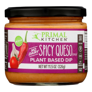 Primal Kitchen - Dip Plant Bsd Queso Spicy - Case Of 6-11.5 Oz Primal Kitchen - Dip Plant Bsd Queso Spicy - Case Of 6-11.5 Oz