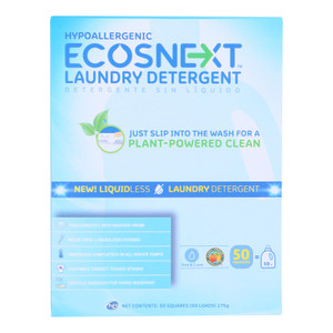 Ecosnext - Laundry Det Free & Clear - Case Of 10-50 Ct Ecosnext - Laundry Det Free & Clear - Case Of 10-50 Ct