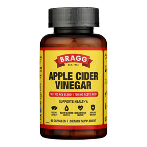 Bragg - Supp Apple Cider Vinegar - 1 Each-90 Cap Bragg - Supp Apple Cider Vinegar - 1 Each-90 Cap