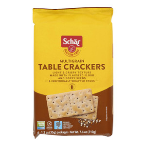 Schar - Crackers Multigrn Table - Case Of 5-7.4 Oz Schar - Crackers Multigrn Table - Case Of 5-7.4 Oz