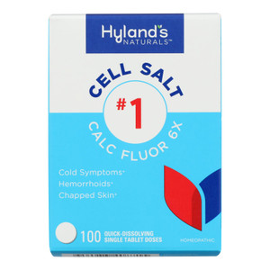 Hyland's - Calc Flour 6x Cell Salt - 1 Each-100 Tab Hyland's - Calc Flour 6x Cell Salt - 1 Each-100 Tab