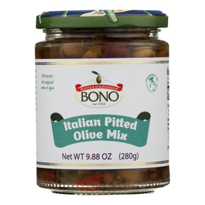 Bono - Olive Mix Italian Pitted - Case Of 6-9.88 Oz Bono - Olive Mix Italian Pitted - Case Of 6-9.88 Oz