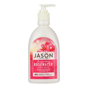Jason Natural Products - Body Wash Rosewater - 1 Each-16 Fz Jason Natural Products - Body Wash Rosewater - 1 Each-16 Fz