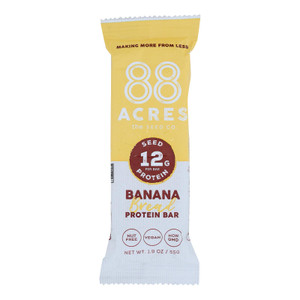 88 Acres - Protein Bar Banana Bread - Case Of 9-1.9 Oz 88 Acres - Protein Bar Banana Bread - Case Of 9-1.9 Oz