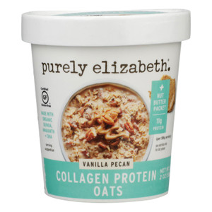 Purely Elizabeth - Oat Cup Protn Vanilla Pecan - Case Of 12 - 2 Oz Purely Elizabeth - Oat Cup Protn Vanilla Pecan - Case Of 12 - 2 Oz