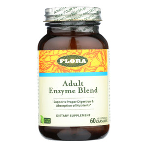 Flora - Enzyme Blend Adult - 1 Each-60 Vcap Flora - Enzyme Blend Adult - 1 Each-60 Vcap