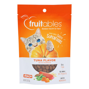 Fruitables - Cat Treats Tuna&pumpkin - Case Of 10-2.5 Oz Fruitables - Cat Treats Tuna&pumpkin - Case Of 10-2.5 Oz