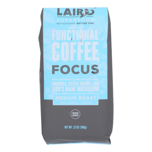 Laird Superfood - Coffee Focus Medium Roast - Case Of 6-12 Oz Laird Superfood - Coffee Focus Medium Roast - Case Of 6-12 Oz