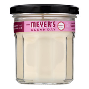 Mrs. Meyer's Clean Day - Soy Candle Peony - Case Of 6-7.2 Oz Mrs. Meyer's Clean Day - Soy Candle Peony - Case Of 6-7.2 Oz