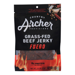 Country Archer - Jerky Beef Crushd Red Pepper - Case Of 12-2.5 Oz Country Archer - Jerky Beef Crushd Red Pepper - Case Of 12-2.5 Oz