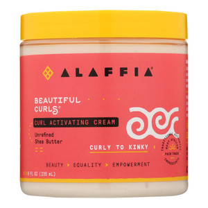 Alaffia - Hair Cream Curl Activating - 1 Each-8 Fz Alaffia - Hair Cream Curl Activating - 1 Each-8 Fz