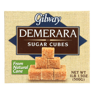 Gilway Demerara Sugar Cubes - Case Of 10 - 17.5 Oz. Gilway Demerara Sugar Cubes - Case Of 10 - 17.5 Oz.