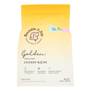 Bundle X Joy - Dog Food Dry Golden Chicken - Case Of 6-4 Pounds Bundle X Joy - Dog Food Dry Golden Chicken - Case Of 6-4 Pounds