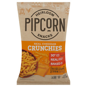 Pipcorn - Crunchies Cheddar - Case Of 12-7 Oz Pipcorn - Crunchies Cheddar - Case Of 12-7 Oz