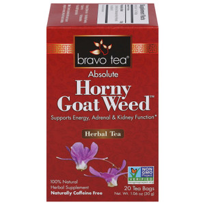 Bravo Teas And Herbs - Tea - Absolute Horny Goat Weed - 20 Bag Bravo Teas And Herbs - Tea - Absolute Horny Goat Weed - 20 Bag