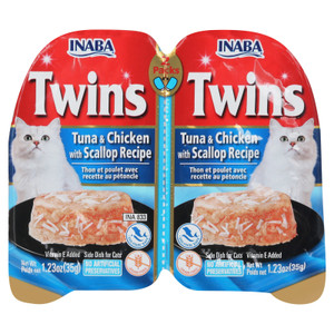 Inaba - Cat Food Tuna Chicken Scallop - Case Of 8 - 2.46 Ounces Inaba - Cat Food Tuna Chicken Scallop - Case Of 8 - 2.46 Ounces