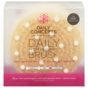 Daily Concepts - Brush Detox Massaging - 1 Each -1 Count Daily Concepts - Brush Detox Massaging - 1 Each -1 Count