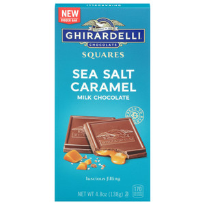 Ghirardelli - Bar Milk Chocolate Sea Salt Caramel - Case Of 10-4.8 Oz Ghirardelli - Bar Milk Chocolate Sea Salt Caramel - Case Of 10-4.8 Oz