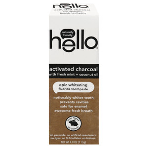 Hello Products Llc - Tpst Actvt Char Whtning - Case Of 6-4 Oz Hello Products Llc - Tpst Actvt Char Whtning - Case Of 6-4 Oz