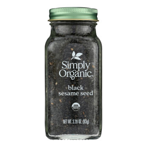 Simply Organic Spice - Organic - Sesame Seed - Black - Case Of 6 - 3.28 Oz Simply Organic Spice - Organic - Sesame Seed - Black - Case Of 6 - 3.28 Oz