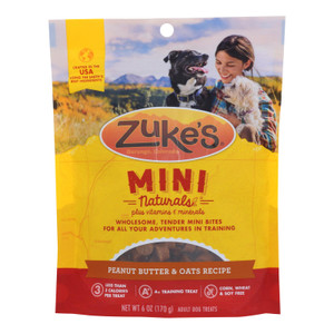 Zuke's - Mini Natural Peanut Butter - Case Of 12-6 Oz Zuke's - Mini Natural Peanut Butter - Case Of 12-6 Oz