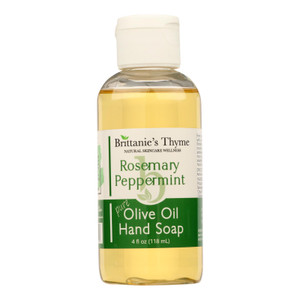 Brittanie's Thyme - Hand Soap Liquid Rsmry Pprmt - 1 Each-4 Fz Brittanie's Thyme - Hand Soap Liquid Rsmry Pprmt - 1 Each-4 Fz