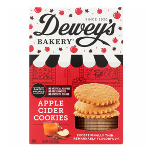 Deweys Bakery - Cookie Thins Apple Cider - Case Of 6-9 Oz Deweys Bakery - Cookie Thins Apple Cider - Case Of 6-9 Oz