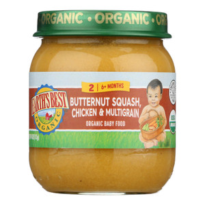 Earth's Best - Dinner Organic Butter Nut Chicken Multigrain - Case Of 10-4 Oz Earth's Best - Dinner Organic Butter Nut Chicken Multigrain - Case Of 10-4 Oz