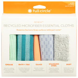 Full Circle Home - Cloths Microfiber - Case Of 6-5 Ct Full Circle Home - Cloths Microfiber - Case Of 6-5 Ct