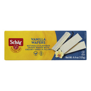 Schar Vanilla Wafers Gluten Free - Case Of 12 - 4.4 Oz. Schar Vanilla Wafers Gluten Free - Case Of 12 - 4.4 Oz.