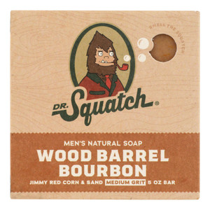 Doctor Squatch - Bar Soap Men Wood Barrel Bourbon - 1 Each-5 Ounces Doctor Squatch - Bar Soap Men Wood Barrel Bourbon - 1 Each-5 Ounces