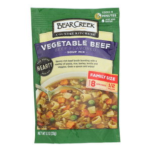 Bear Creek - Soup Mix Vegetable Beef - Case Of 6-8.1 Oz Bear Creek - Soup Mix Vegetable Beef - Case Of 6-8.1 Oz