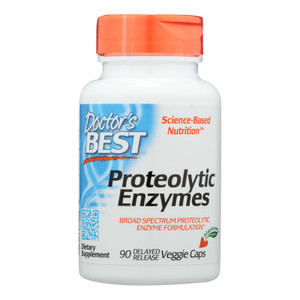 Doctor's Best - Proteolytic Enzymes - 1 Each-90 Ct Doctor's Best - Proteolytic Enzymes - 1 Each-90 Ct