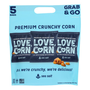 Love Corn - Roasted Corn Sea Salt Mltipk - Case Of 8-3.5 Oz Love Corn - Roasted Corn Sea Salt Mltipk - Case Of 8-3.5 Oz