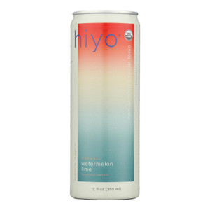 Hiyo - Seltzer Organic Watermelon Lime - Case Of 24-12 Fluid Ounces Hiyo - Seltzer Organic Watermelon Lime - Case Of 24-12 Fluid Ounces