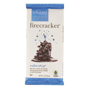 Chuao Chocolatier Firecracker Dark Chocolate Bar - Case Of 12 - 2.8 Oz Chuao Chocolatier Firecracker Dark Chocolate Bar - Case Of 12 - 2.8 Oz
