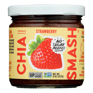 Oswald - Jam Chia Smash Strawberry - Case Of 6-8 Oz Oswald - Jam Chia Smash Strawberry - Case Of 6-8 Oz