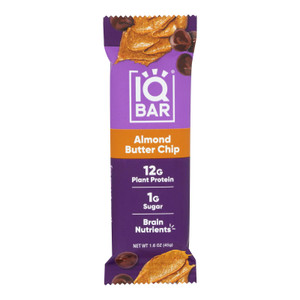 Iq Bar - Bar Almond Butter Cup - Case Of 12 - 1.6 Oz Iq Bar - Bar Almond Butter Cup - Case Of 12 - 1.6 Oz