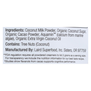 Laird Superfood - Superfood Creamr Cacao - Case Of 6-8 Oz Laird Superfood - Superfood Creamr Cacao - Case Of 6-8 Oz