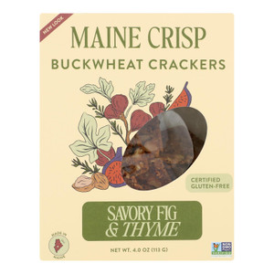 Maine Crisp - Crisps Savory Fig Thyme - Case Of 10-4 Oz Maine Crisp - Crisps Savory Fig Thyme - Case Of 10-4 Oz