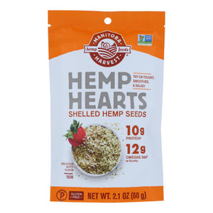 Manitoba Harvest Natural Hemp Hearts - Case Of 12 - 2 Oz Manitoba Harvest Natural Hemp Hearts - Case Of 12 - 2 Oz