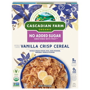 Cascadian Farm - Cerl Og2 Ns Vanilla Crsp - Cs Of 10-12 Oz Cascadian Farm - Cerl Og2 Ns Vanilla Crsp - Cs Of 10-12 Oz