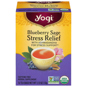 Yogi - Tea Og2 Blueberry Sage - Cs Of 6-16 Bag Yogi - Tea Og2 Blueberry Sage - Cs Of 6-16 Bag